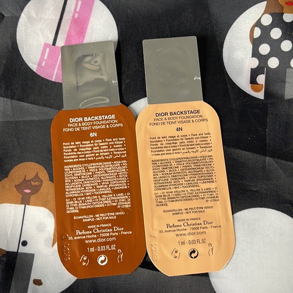 New ✨ Mixed Dark Tone Foundation - Sephora Sampler Bag - Picture 4 of 12